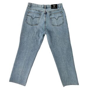 Versace Jeans Couture Stone Wash Jeans Straight Leg 90s Vintage